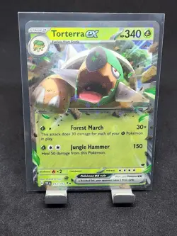 TORTERRA EX 012/162 TEMPORAL FORCES POKEMON (DOUBLE RARE) - Image 1