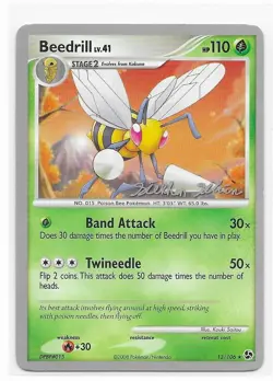 Pokemon World Championships 2009 Beedrill 15/106 (NM) Rare Stephen Silvestro - Image 1