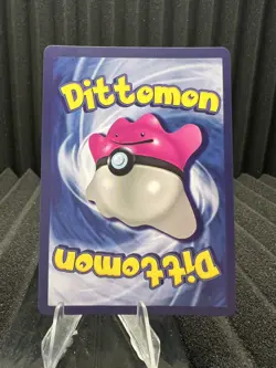 Chanso (Chansey) 3/69 Holo - Dittomon Base Set First Edition Fan Art Pokemon - Image 2