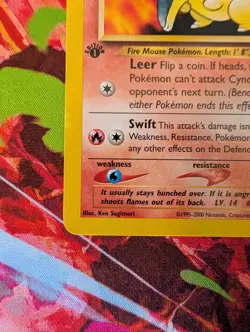1st Edition Neo Genesis Cyndaquil 56/111 - Vintage Pokemon TCG 2000 WOTC - Image 5