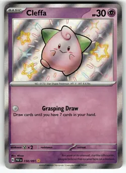 Cleffa 150/091 SV: Paldean Fates NM Pokemon Card TCG - Image 1