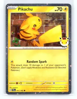 Pikachu 051 /162 Stamped 2026 Pokemon Day 30th Anniversary Promo - Image 1