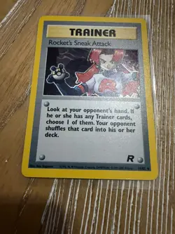 Pokemon Team Rocket Rocket’s Sneak Attack Holo #16/82 NM - Image 3