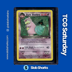 2000 POKEMON TEAM ROCKET #12/82 DARK SLOWBRO HOLO - Image 1