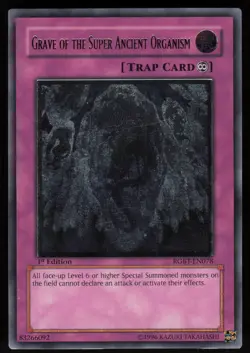 Grave of the Super Ancient Organism RGBT-EN078 1st Ed Ultimate Rare EURO Yugioh - Image 1