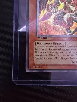 Yugioh: 1st Ed. Red Dragon Archfiend/Assault mode (Ultimate Rare) CRMS-EN004 NM - Image 2