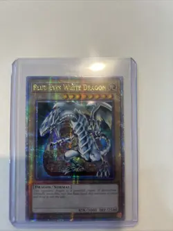 Yugioh Blue-Eyes White Dragon LC01-EN004 Quarter Century Secret NM - Image 1