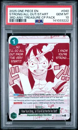 2025 ONE PIECE 3RD ANNIVERSARY! SO I'LL GO ALL OUT FROM THE VERY START!!! PSA 10 - Image 1