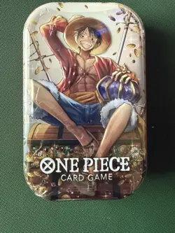 One Piece Tin Vol 2 Luffy OP13 Factory Seal New Sealed English - Image 1