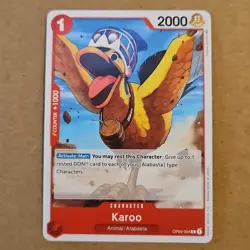 One Piece Karoo (OP04-004/202) OP04 Kingdoms of Intrigue NM TCG CCG - Image 1