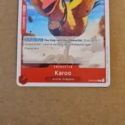 One Piece Karoo (OP04-004/202) OP04 Kingdoms of Intrigue NM TCG CCG - Image 3