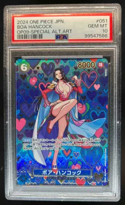 2024 One Piece 500 Years in the Future Boa Hancock Alternate Art OP07-051 PSA 10 - Image 1