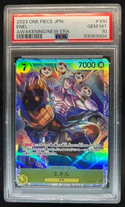 2023 One Piece Awakening of the New Era Japanese Enel Super Rare OP05-100 PSA 10 - Image 1