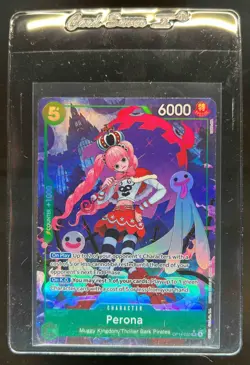 2026 One Piece The Azure Sea's Seven Perona Super Rare #OP14-033 - Image 1