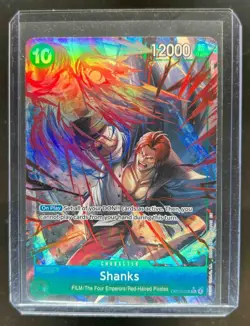 2025 One Piece Carrying on His Will Shanks Super Rare #OP13-028 - Image 1