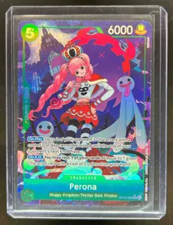 2026 One Piece The Azure Sea's Seven Perona Super Rare #OP14-033 - Image 1
