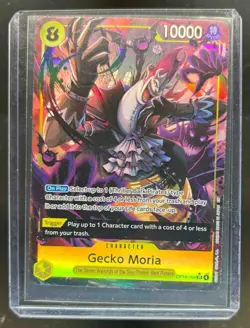 2026 One Piece The Azure Sea's Seven Gecko Moria Super Rare #OP14-104 - Image 1