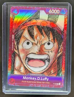 2022 One Piece Premium Film Red Edition Monkey D Luffy Promo #P-022 - Image 1
