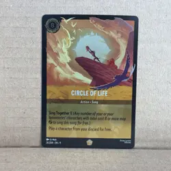 Circle of Life 26/204 Legendary COLD FOIL Disney Lorcana - Fabled - Image 1
