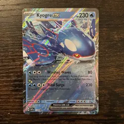 Kyogre ex 178 - Scarlet & Violet Black Star Promo Pokemon Card - NM - Image 1
