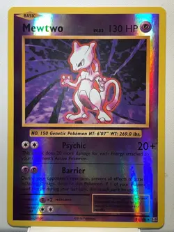 Mewtwo 51/108 XY Evolutions Reverse Holo Rare Pokemon Card NM2 AA7 - Image 2
