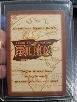 BANDAI One Piece Hyper Battle LUFFY SCARCE H25 EARLY CARD - Image 2