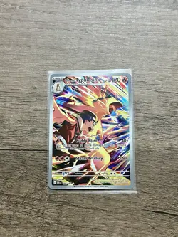 Pokemon TCG Destined Rivals Ethan's Typhlosion Illustration Rare Card 190/182 - Image 1