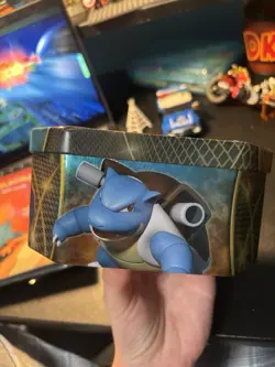 Pokemon 2014 Blastoise Tin with Mixed Cards, over 200+ - Image 2