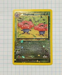Vileplume 17/18 Southern Islands Reverse Holo Pokemon Card—HP - Image 1