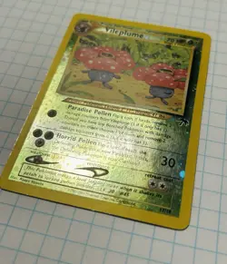Vileplume 17/18 Southern Islands Reverse Holo Pokemon Card—HP - Image 2