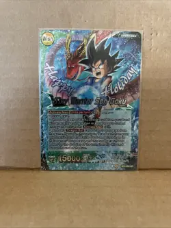 Tiny Warior Son Goku HOLIDAY STAMPED ALT ART Foil Dragon Ball Super Card Game - Image 1