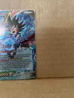 Tiny Warior Son Goku HOLIDAY STAMPED ALT ART Foil Dragon Ball Super Card Game - Image 4