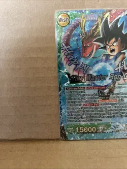 Tiny Warior Son Goku HOLIDAY STAMPED ALT ART Foil Dragon Ball Super Card Game - Image 5
