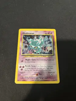 Misdreavus Holo Pokemon Card Neo Revelation - Image 1