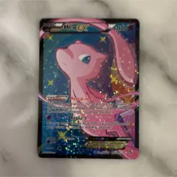 Pokemon Mew EX Full Art Ultra Rare Holo Legendary Treasures RC24/RC25 Card - Image 1