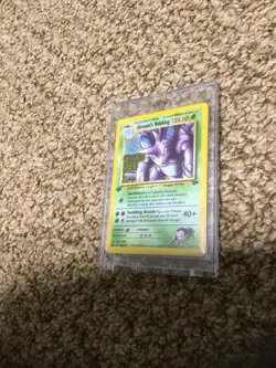 Pokemon Giovanni's Nidoking 7/132 Rare Holo 1st Ed Gym Challenge Near Mint Card - Image 2