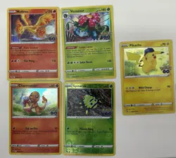 Pokemon TCG: Pokemon Go Rares, Commons, Uncommons, Black Star Promo 21 Card Lot - Image 2