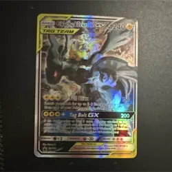 Pokemon Pikachu & Zekrom GX TAG TEAM Promo Holo SM168 SM Card - Image 1