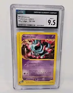 Misdreavus 39/144 Skyridge 2003 Pokemon Card Graded CGC Mint 9.5 💎 Slab - Image 1