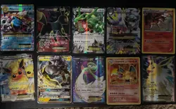 Pokemon EX GX Full Art Card Lot Charizard, Rayquaza and more - Image 1