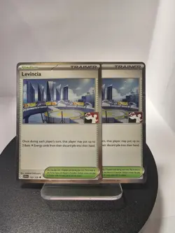 2x Levincia Play Stamp Cosmos Holo Pokemon Card NM TCG FAST SHIP - Image 1
