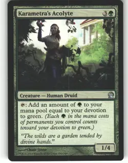 Karametra's Acolyte - Theros - MTG - Uncommon - #160 - NM - Image 1