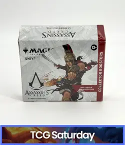 MAGIC THE GATHERING MTG ASSASSIN'S CREED COLLECTOR BOOSTERS BOX SEALED - Image 1