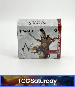 MAGIC THE GATHERING MTG ASSASSIN'S CREED COLLECTOR BOOSTERS BOX SEALED - Image 1