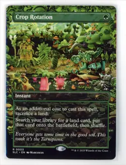 MtG SLC Crop Rotation #3 Borderless Encyclopedia Countdown Secret Lair Non-Foil - Image 1
