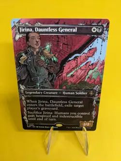 MTG Jirina, Dauntless General Showcase Borderless March of the Machine Aftermath - Image 1
