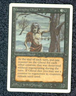SCAVENGING GHOUL UNLIMITED uncommon Magic the Gathering - Image 1