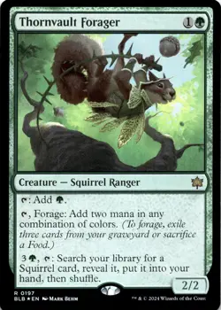 Thornvault Forager FOIL Bloomburrow Magic MTG NM - Image 1