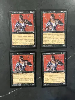 4x Crovax the Cursed x4 - Stronghold - MTG Magic - NM Playset - Image 1