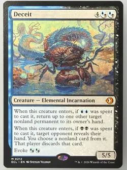 Magic the Gathering Lorwyn Eclipsed - Deceit 212 - Image 1